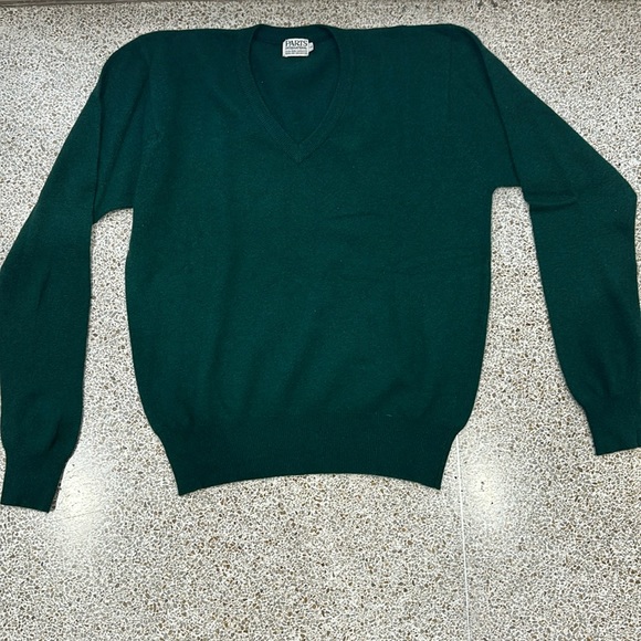 Men’s Parts International Green Cashmere Sweater - Picture 1 of 4